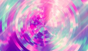 Preview wallpaper circles, colorful, ripples, iridescent, bright, abstraction