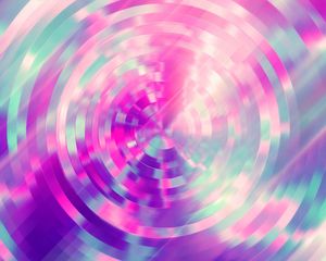 Preview wallpaper circles, colorful, ripples, iridescent, bright, abstraction