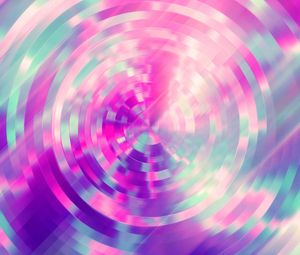 Preview wallpaper circles, colorful, ripples, iridescent, bright, abstraction