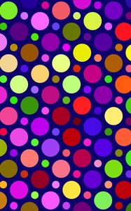 Preview wallpaper circles, colorful, texture