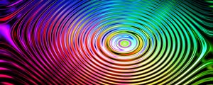 Preview wallpaper circles, colorful, wavy