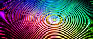 Preview wallpaper circles, colorful, wavy