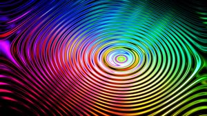 Preview wallpaper circles, colorful, wavy