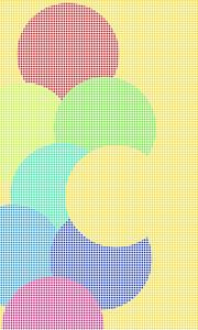 Preview wallpaper circles, dimensions, squares, background, bright