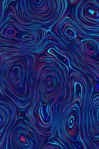 Preview wallpaper circles, distortion, abstraction, blue