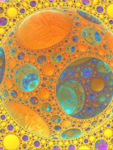 Preview wallpaper circles, dots, abstraction, colorful