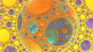 Preview wallpaper circles, dots, abstraction, colorful