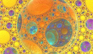 Preview wallpaper circles, dots, abstraction, colorful
