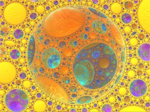 Preview wallpaper circles, dots, abstraction, colorful