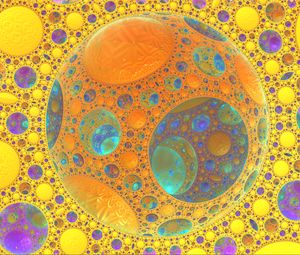 Preview wallpaper circles, dots, abstraction, colorful