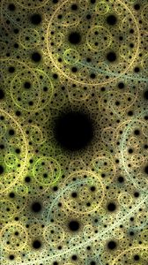 Preview wallpaper circles, dots, glow, abstraction