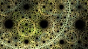 Preview wallpaper circles, dots, glow, abstraction