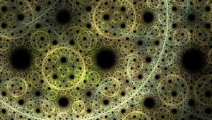 Preview wallpaper circles, dots, glow, abstraction