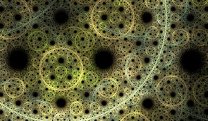 Preview wallpaper circles, dots, glow, abstraction