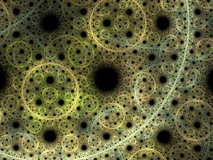 Preview wallpaper circles, dots, glow, abstraction