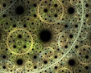 Preview wallpaper circles, dots, glow, abstraction