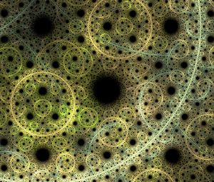 Preview wallpaper circles, dots, glow, abstraction