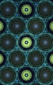 Preview wallpaper circles, dots, touch, abstraction
