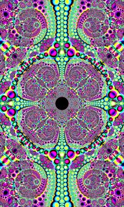Preview wallpaper circles, fractal, pattern, kaleidoscope, abstraction