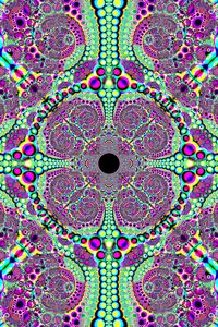 Preview wallpaper circles, fractal, pattern, kaleidoscope, abstraction