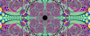 Preview wallpaper circles, fractal, pattern, kaleidoscope, abstraction