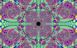 Preview wallpaper circles, fractal, pattern, kaleidoscope, abstraction