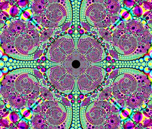 Preview wallpaper circles, fractal, pattern, kaleidoscope, abstraction