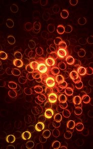 Preview wallpaper circles, fractal, shape, glow