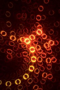 Preview wallpaper circles, fractal, shape, glow