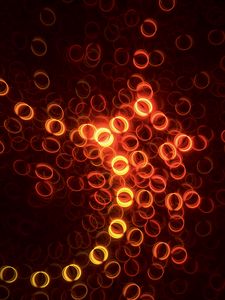 Preview wallpaper circles, fractal, shape, glow