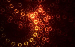 Preview wallpaper circles, fractal, shape, glow