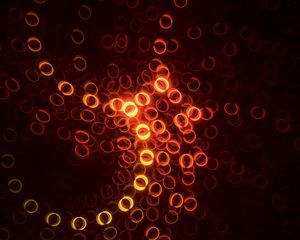 Preview wallpaper circles, fractal, shape, glow