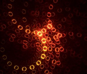 Preview wallpaper circles, fractal, shape, glow