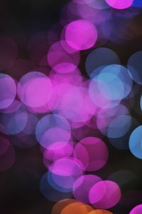 Preview wallpaper circles, glare, multicolored, abstraction