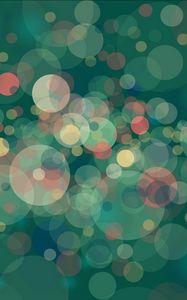 Preview wallpaper circles, glare, shape