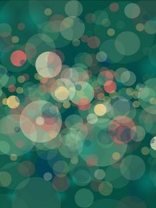 Preview wallpaper circles, glare, shape