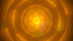 Preview wallpaper circles, glow, abstraction, yellow