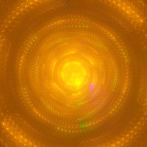 Preview wallpaper circles, glow, abstraction, yellow