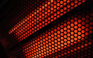 Preview wallpaper circles, glow, heat, abstraction