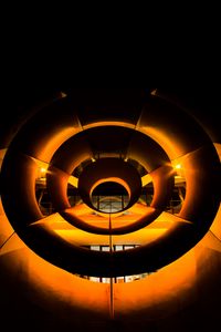 Preview wallpaper circles, glow, light, shadows, dark