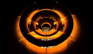 Preview wallpaper circles, glow, light, shadows, dark