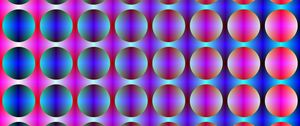 Preview wallpaper circles, gradient, abstraction, blue, pink
