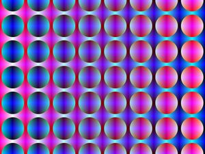 Preview wallpaper circles, gradient, abstraction, blue, pink