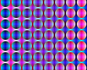Preview wallpaper circles, gradient, abstraction, blue, pink