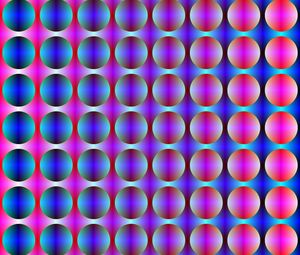 Preview wallpaper circles, gradient, abstraction, blue, pink