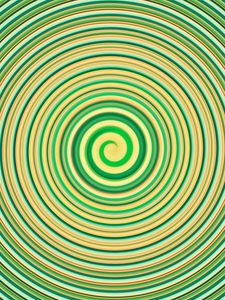 Preview wallpaper circles, green, rotation