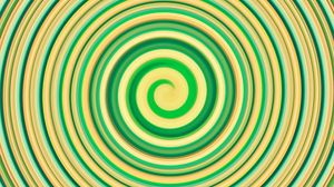 Preview wallpaper circles, green, rotation