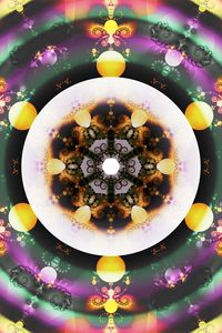 Preview wallpaper circles, kaleidoscope, shapes, transparent, abstraction