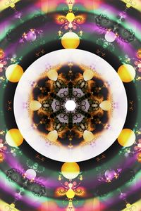 Preview wallpaper circles, kaleidoscope, shapes, transparent, abstraction