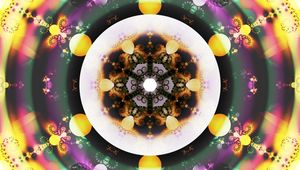 Preview wallpaper circles, kaleidoscope, shapes, transparent, abstraction